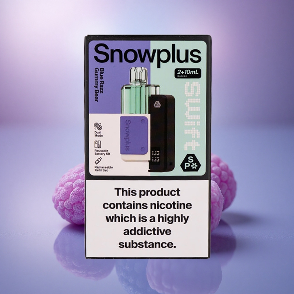 Snowplus Swift 5000 Puffs Urso de Goma Azul Framboesa 2% Nicotina 1000 mAh