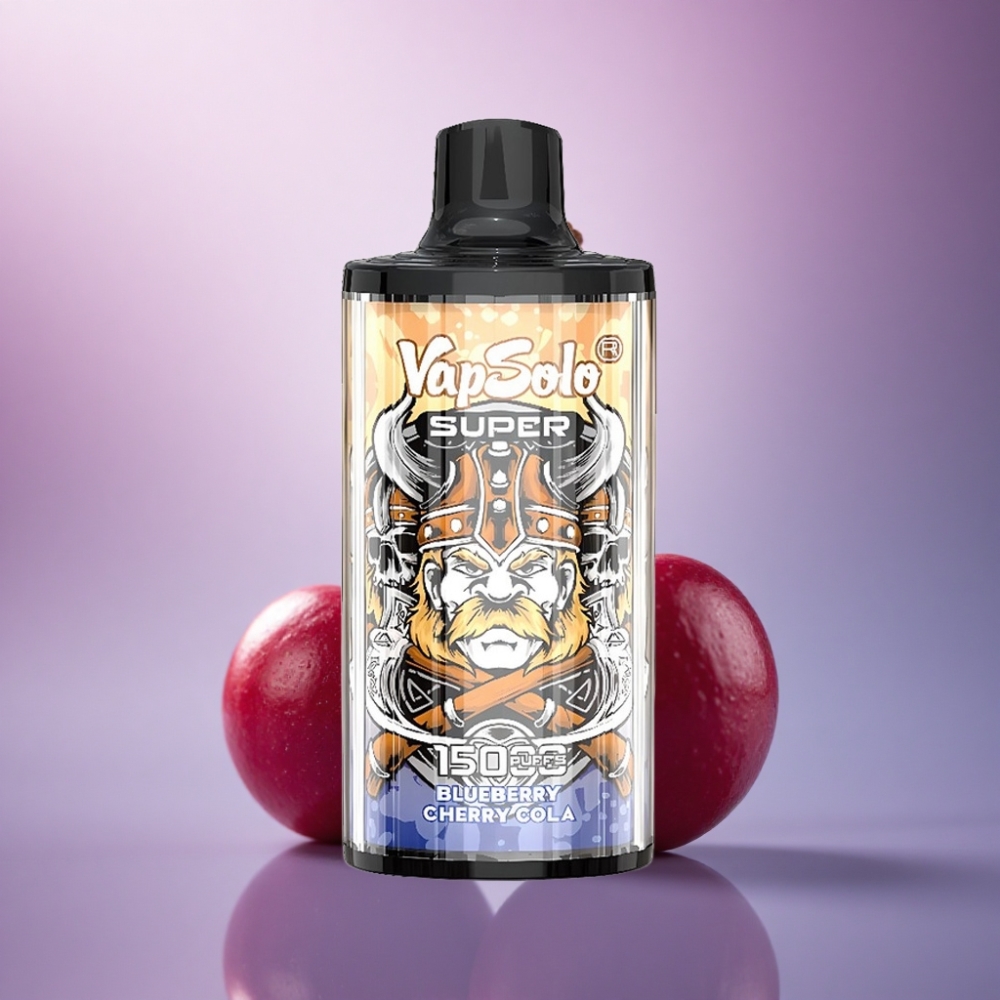 Vapsolo Super 15000 Puffs Cola Cereja 40ml 850mAh Tipo-C