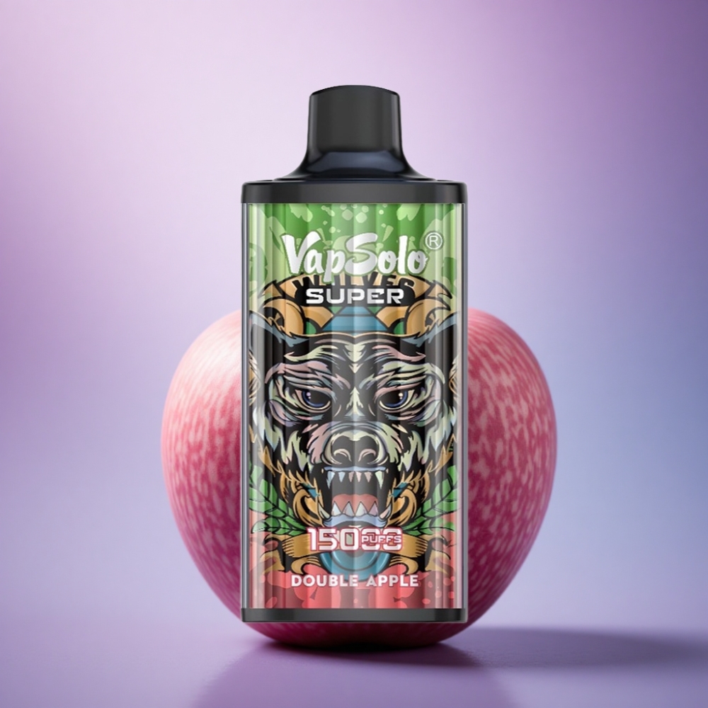 Vapsolo Super 15000 Puffs Maçã Dupla 40ml 850mAh