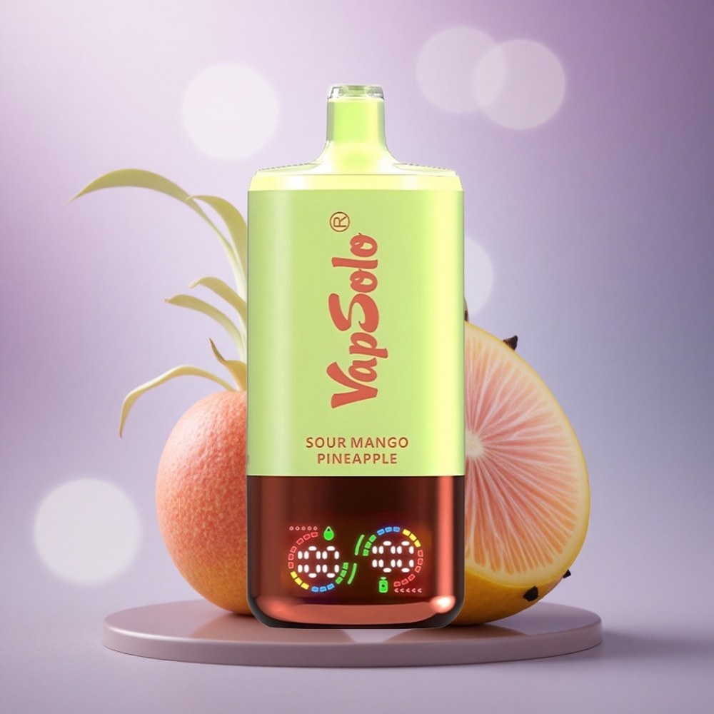 Vapsolo Triple 30000 Puffs Manga Azeda Abacaxi com 40ml de Líquido e Nicotina 50mg/ml