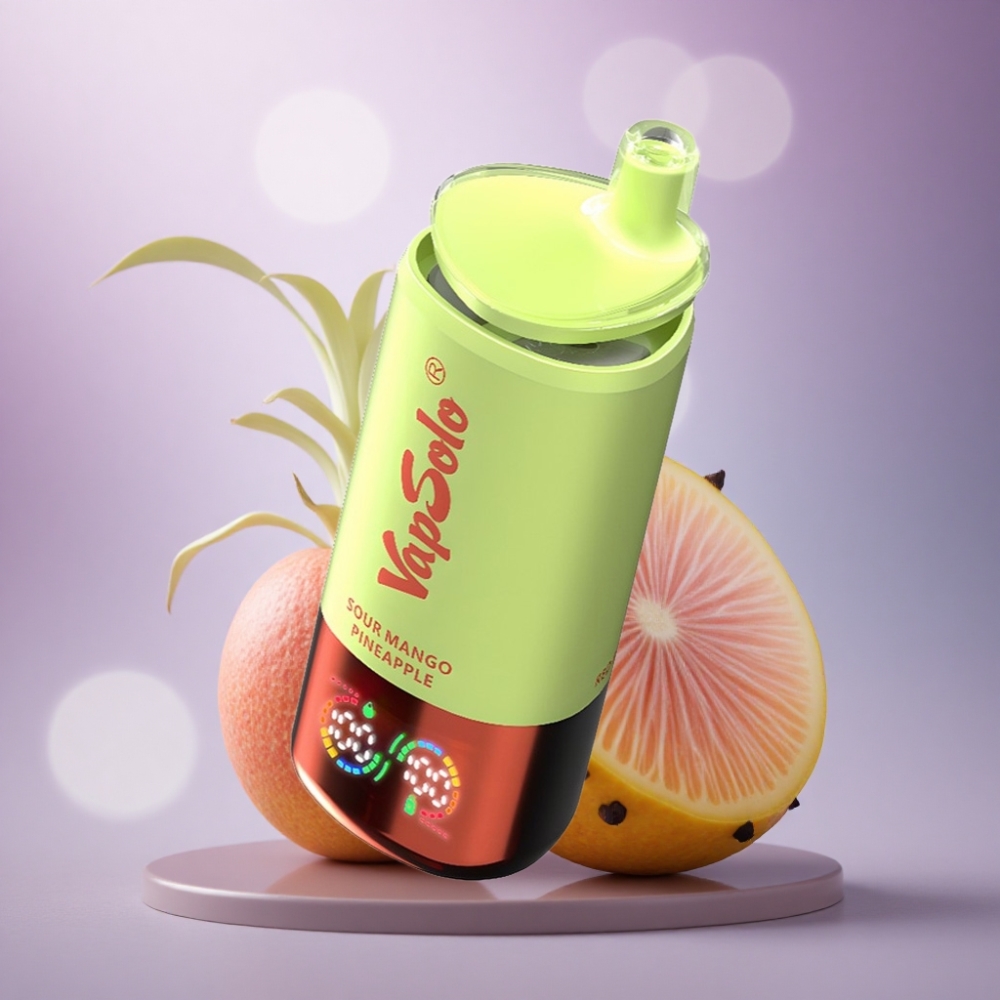 Vapsolo Triple 30000 Puffs Manga Azeda Abacaxi com 40ml de Líquido e Nicotina 50mg/ml