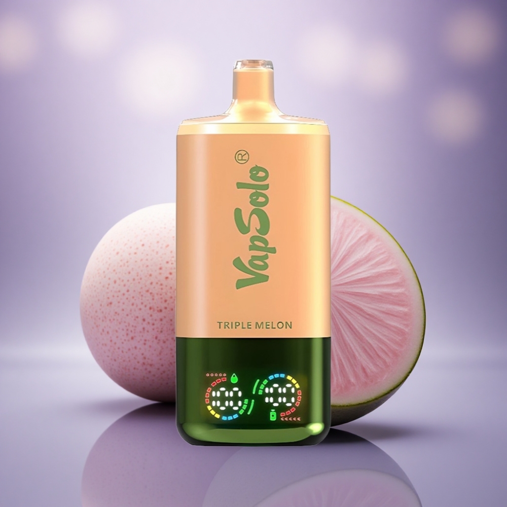 Vapsolo Triple 30000 Puffs Melão Triplo 40ml 20mg Nicotina Tipo-C