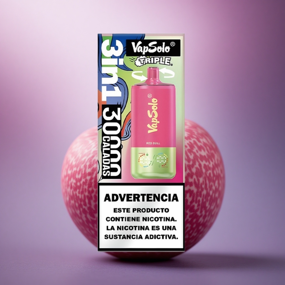 Vapsolo Triple 30000 Puffs VapSolo Triplo 40ml 20mg Nicotina