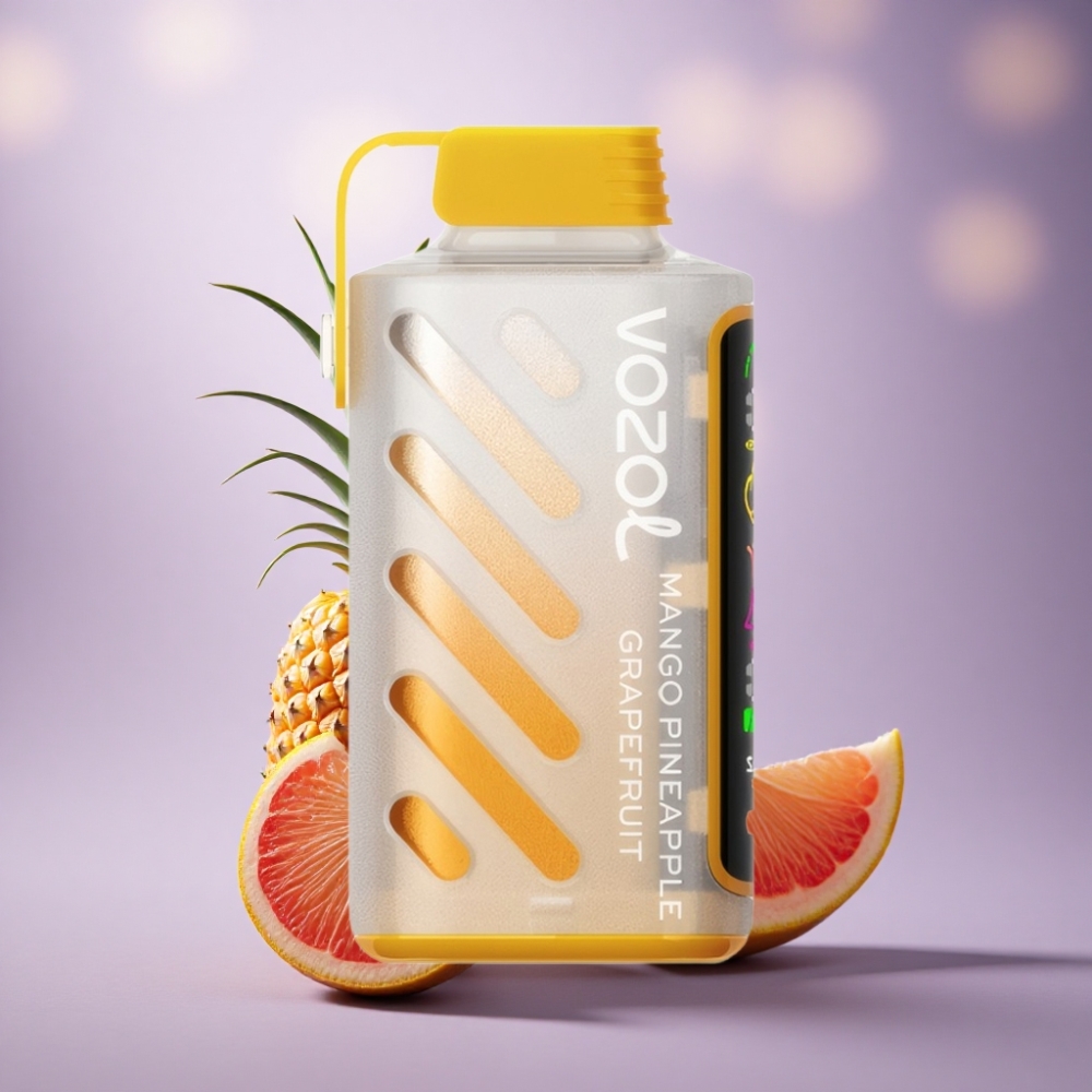 VOZOL Gear Power 20000 Puffs Manga Abacaxi Toranja com Dual Mesh Coil e 20mL