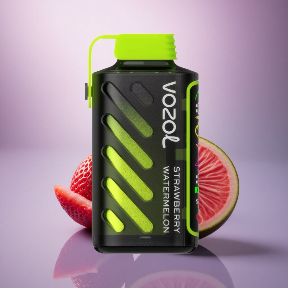 VOZOL Gear Power 20000 Puffs Morango Melancia Dual Mesh 20mL Nicotina 5%