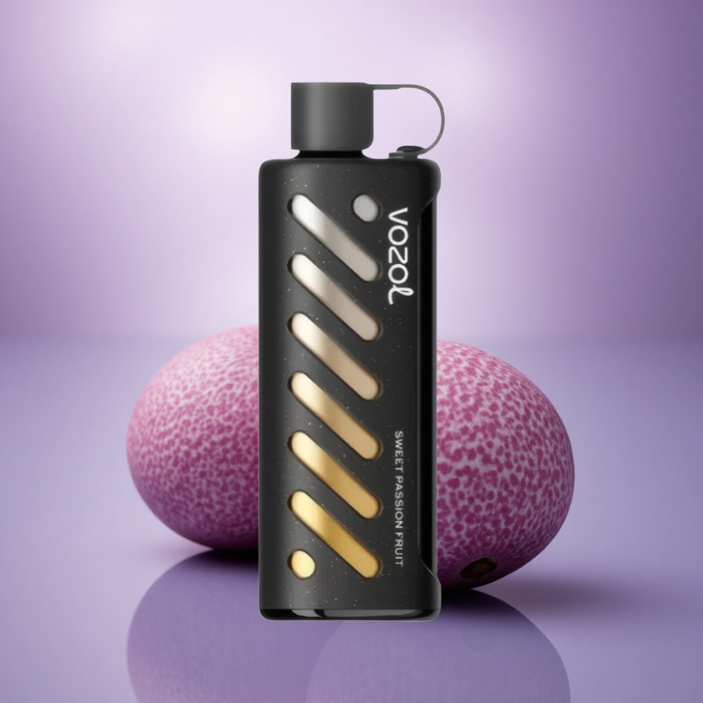 VOZOL Gear Shisha 25000 Puffs Fruta do Maracujá Doce com Dual Mesh e 1000mAh