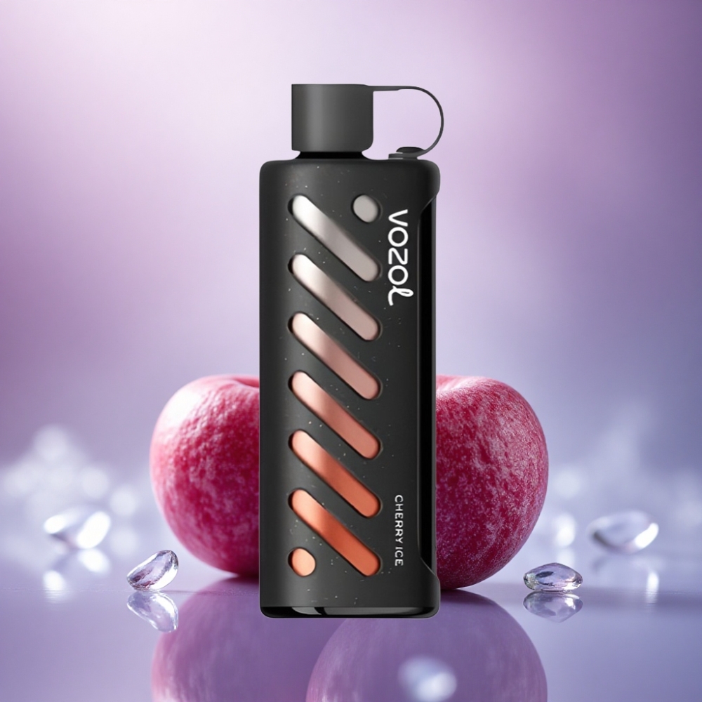VOZOL Gear Shisha 25000 Puffs Gelado de Cereja com 1000mAh e 5mg/ml de Nicotina
