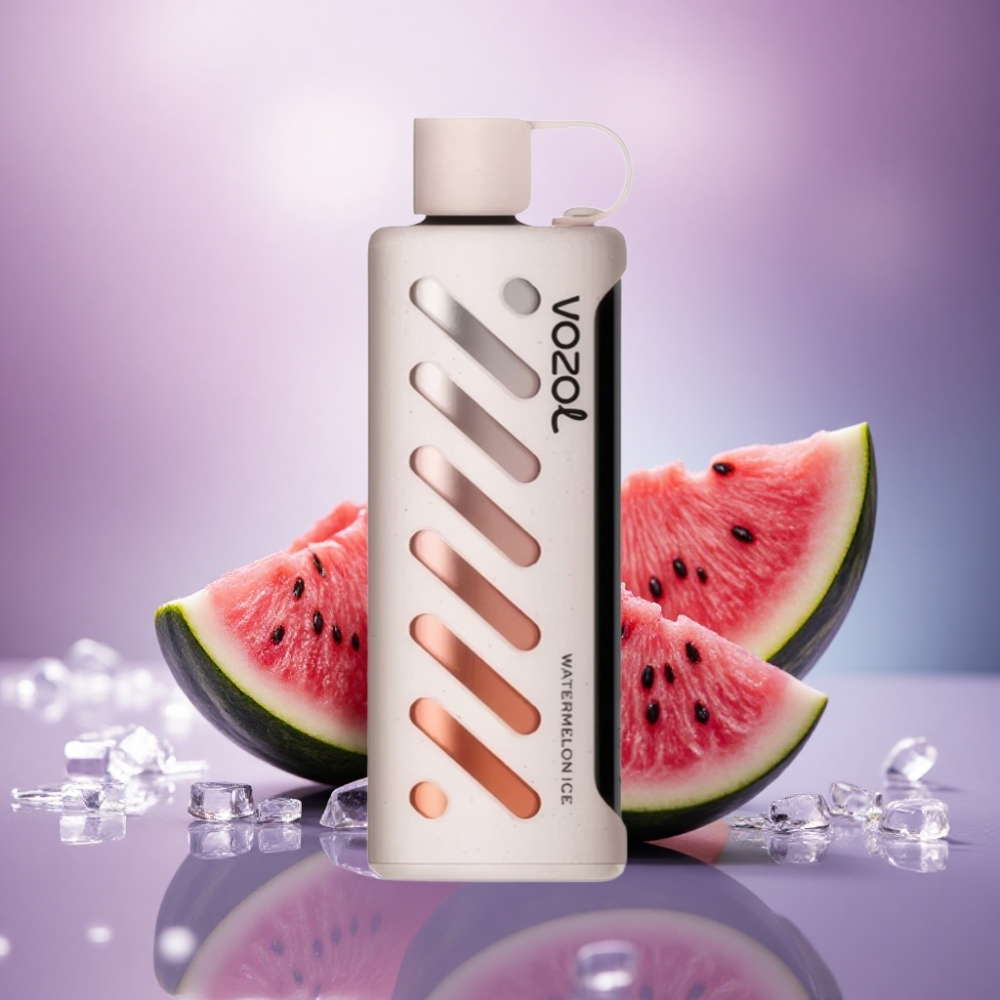 VOZOL Gear Shisha 25000 Puffs Melancia Gelo com 5mg/ml de Nicotina e 1000mAh