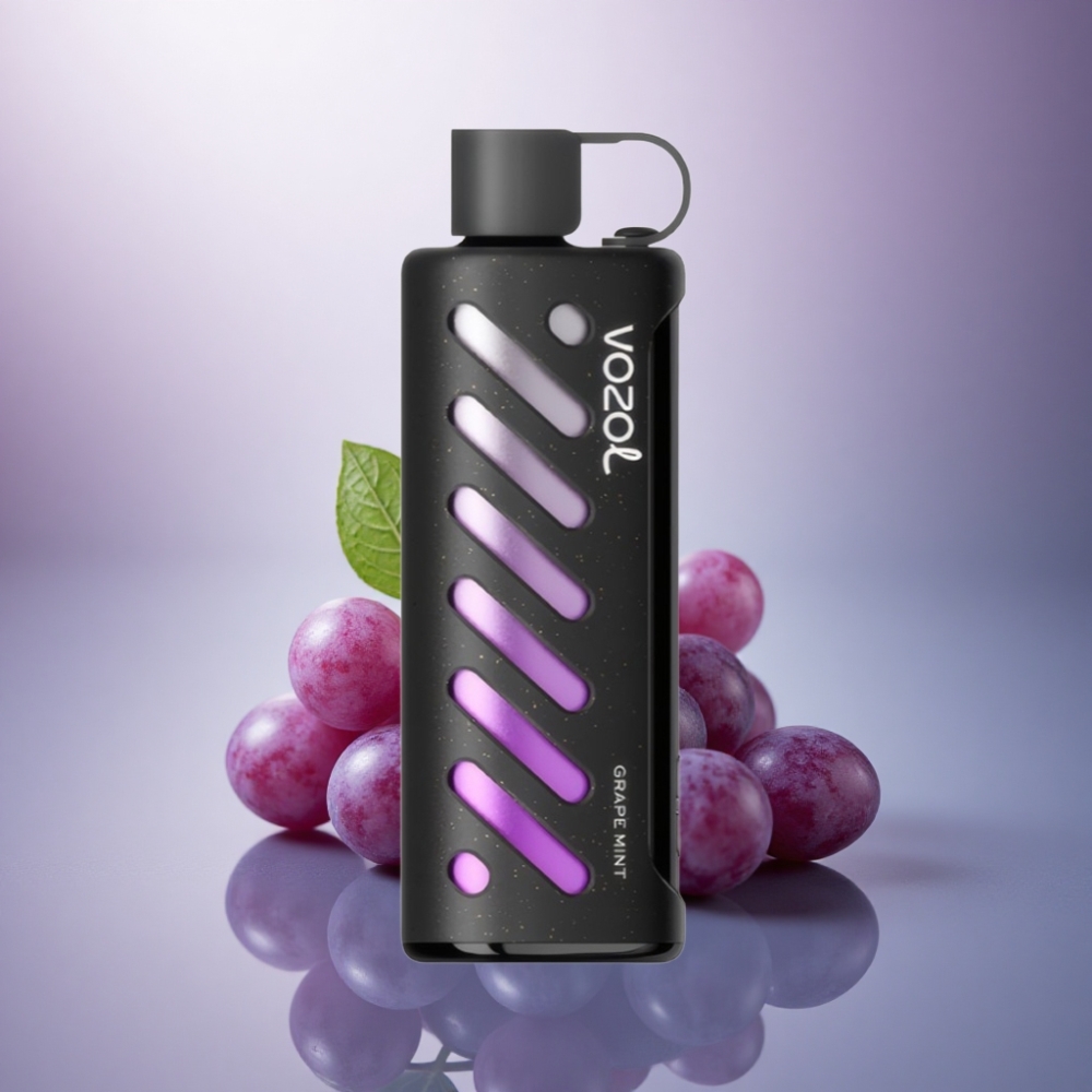 VOZOL Gear Shisha 25000 Puffs Menta Uva com 1000mAh e 5mg/ml de Nicotina