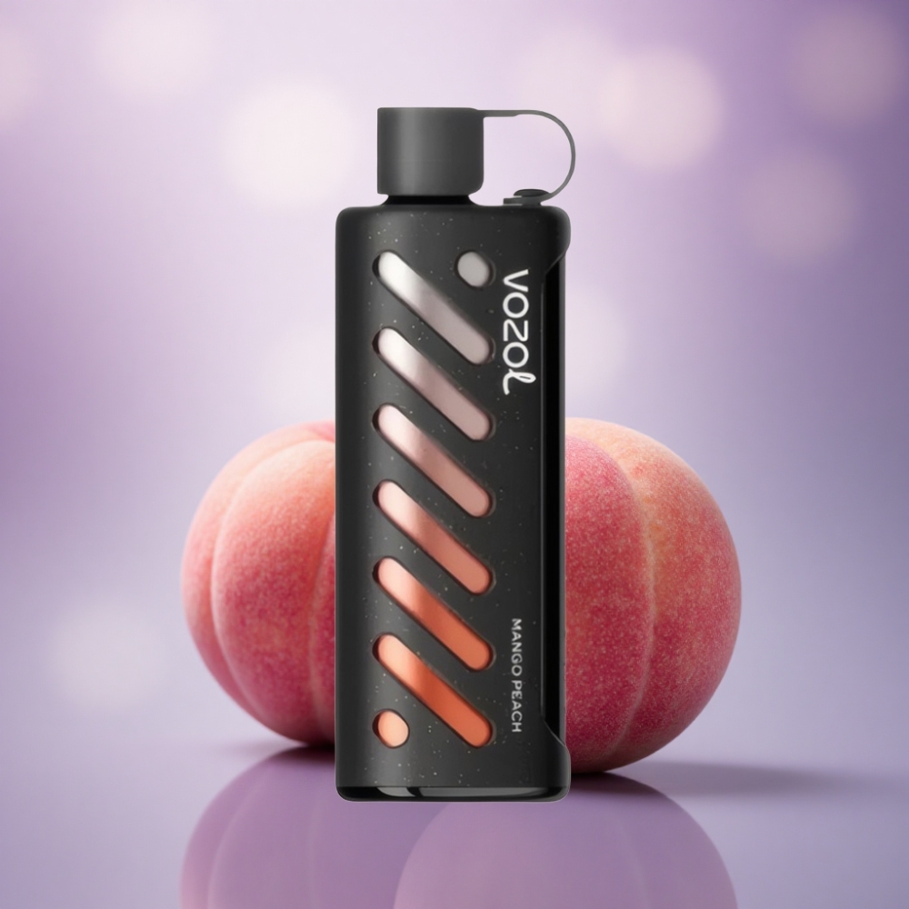 VOZOL Gear Shisha 25000 Puffs Pêssego Manga com 5mg/ml de nicotina e 1000mAh