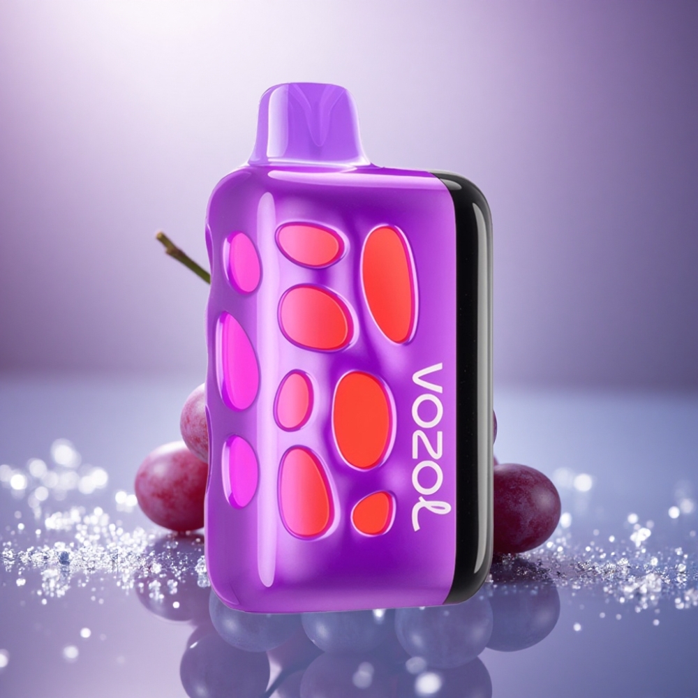 VOZOL RAVE 40000 Puffs Gelo de Uva com Brilho Vibrante e 1000mAh