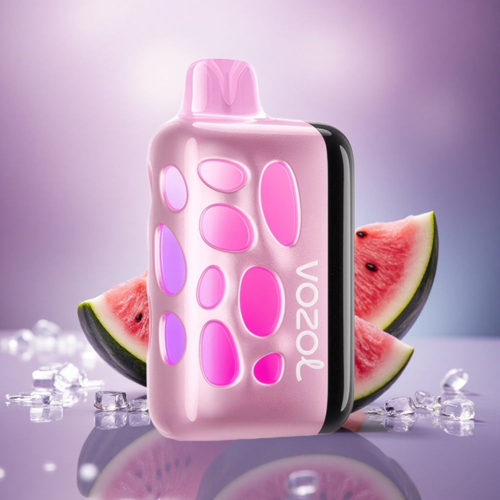 VOZOL RAVE 40000 Puffs Melancia Gelo com 20mg/ml Nicotina e 1000mAh