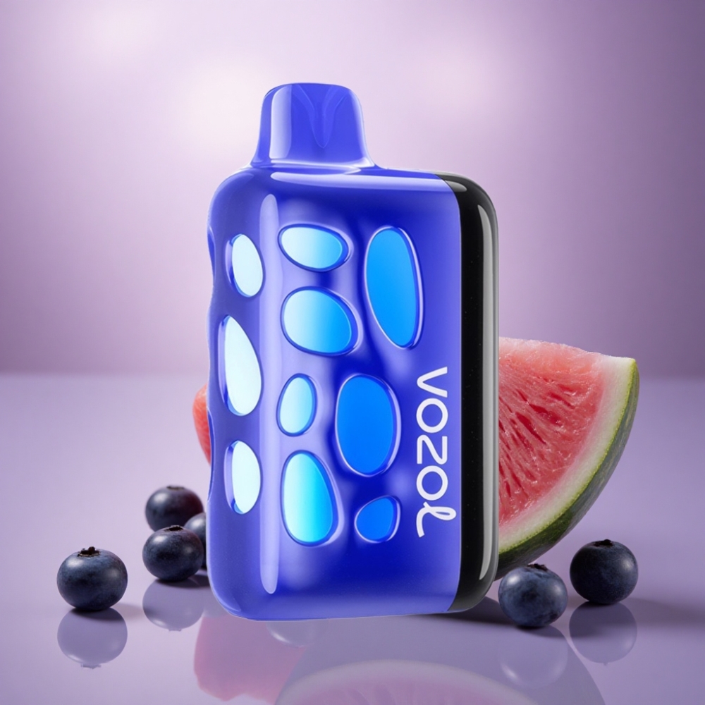 VOZOL RAVE 40000 Puffs Melancia Mirtilo com Brilho Vibrante 270° e Bateria 1000mAh