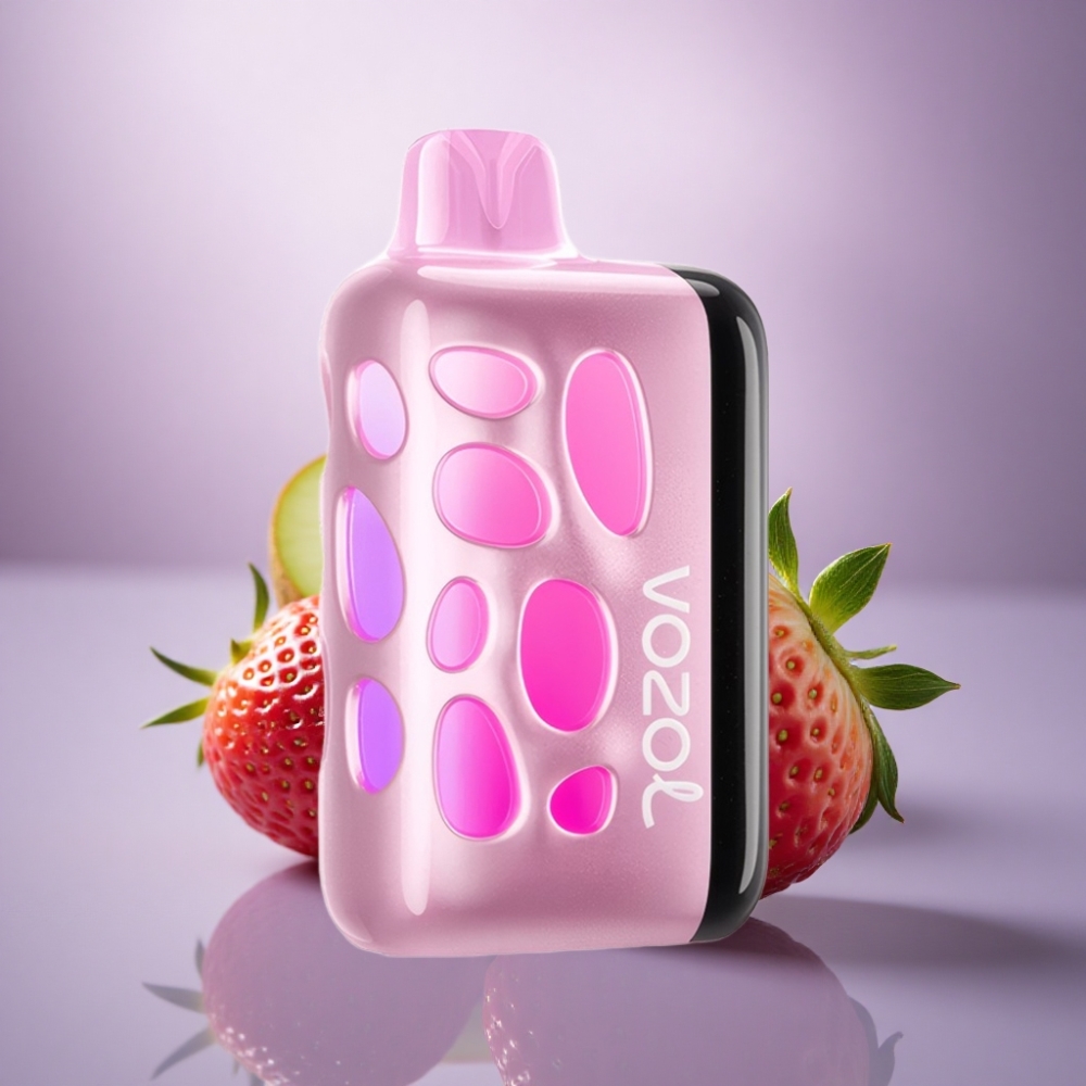 VOZOL RAVE 40000 Puffs Morango Kiwi Sincronizado com Batida 1000mAh