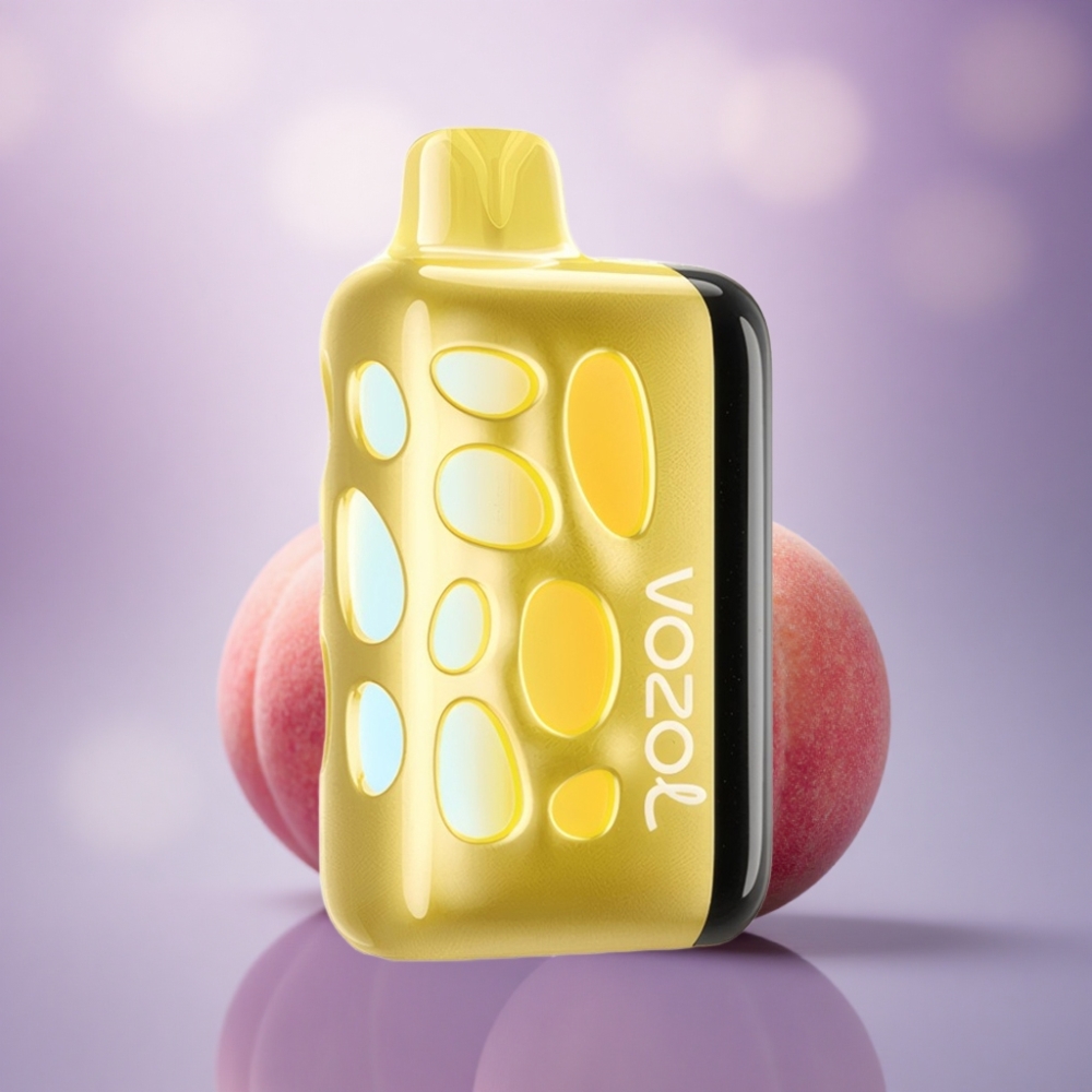 VOZOL RAVE 40000 Puffs Pêssego Manga com Brilho Vibrante e 1000mAh