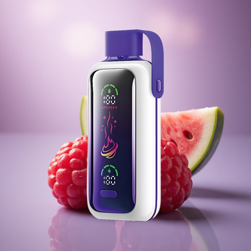 VOZOL Star 20000 Puffs Melancia Framboesa com Tela HD 2.2'' e 650mAh