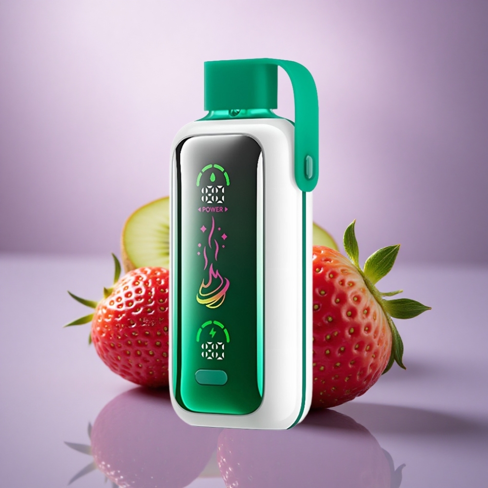 VOZOL Star 20000 Puffs Morango Kiwi Tela Espelho HD 2,2 650mAh