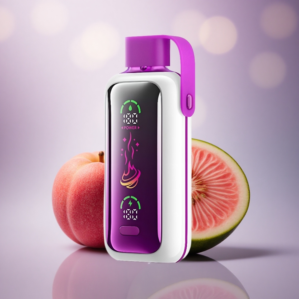 VOZOL Star 20000 Puffs Pêssego Manga Melancia com Tela HD 2.2'' e 650mAh