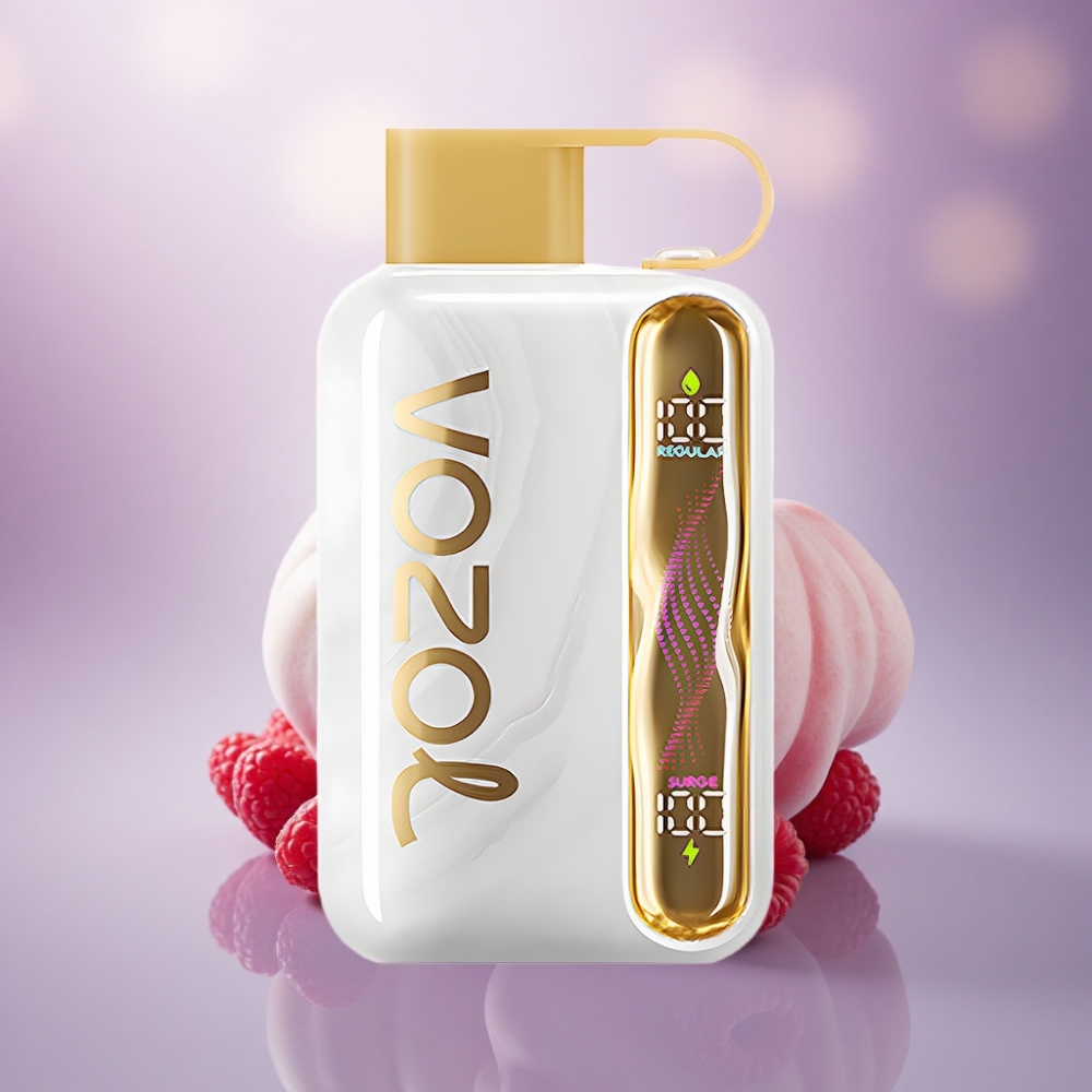 VOZOL STAR 40000 Puffs Pêssego Branco Framboesa com 20mg/ml de Nicotina e 1000mAh