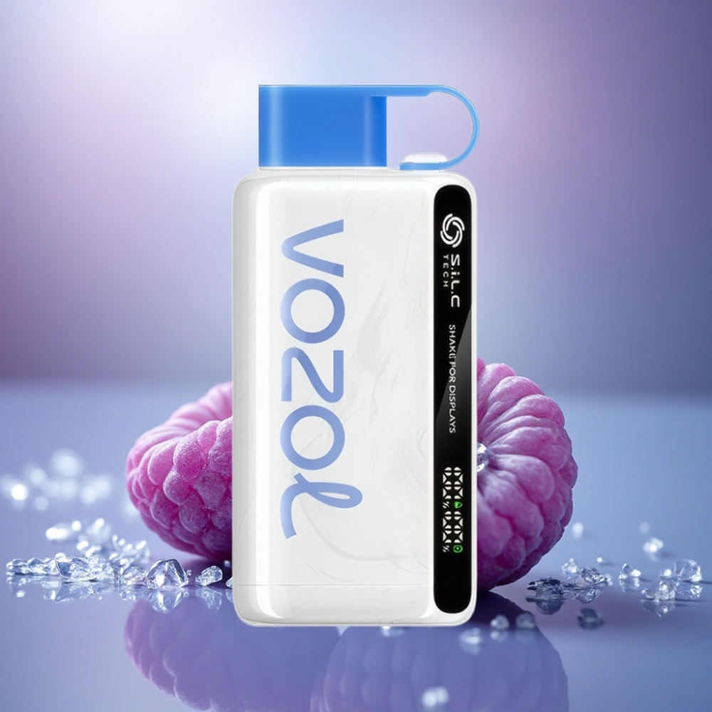 VOZOL STAR 9000/12000 Puffs Gelo de Framboesa Azul com Recarga Rápida e Bateria 650mAh