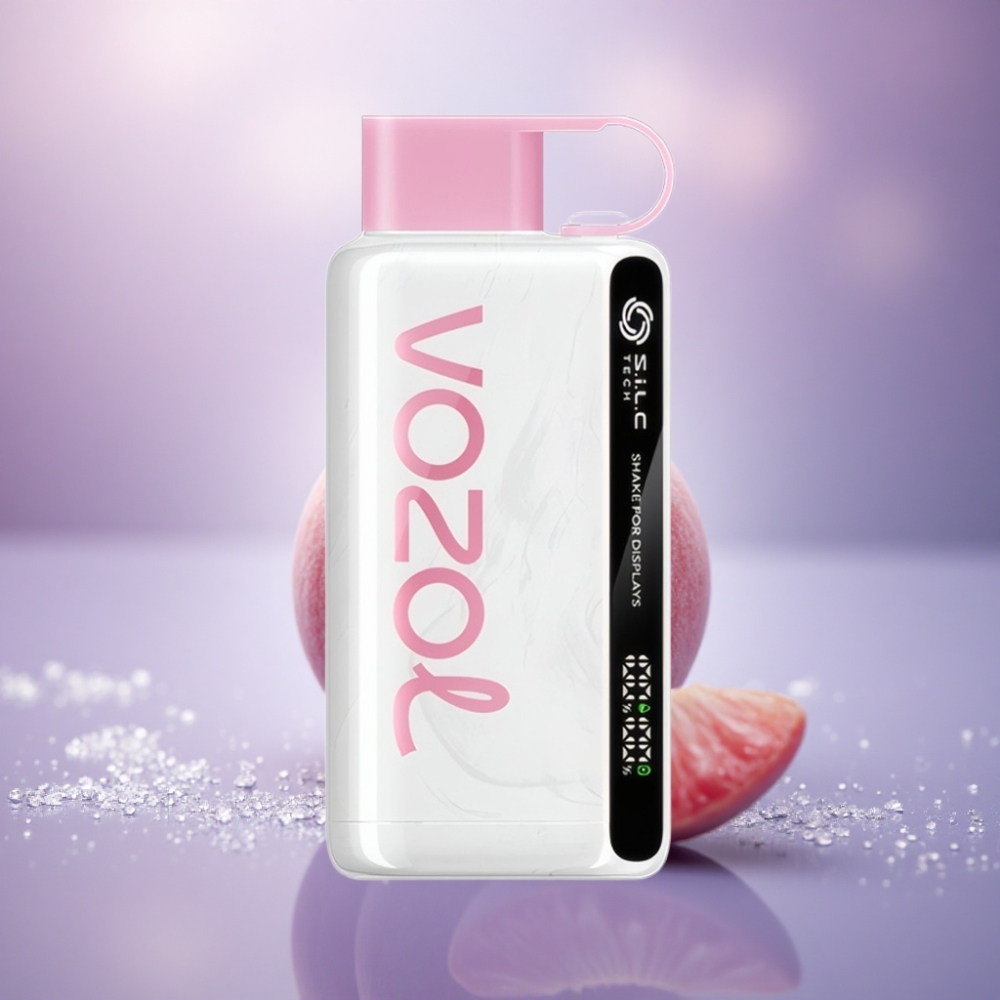 VOZOL STAR 9000/12000 Puffs Gelo de Pêssego com 650mAh e Reciclagem Pós-Consumo