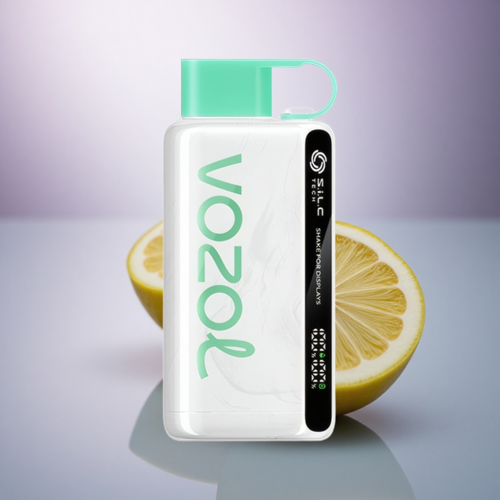 VOZOL STAR 9000/12000 Puffs Limão Menta com Recarga Rápida 30% e 650mAh