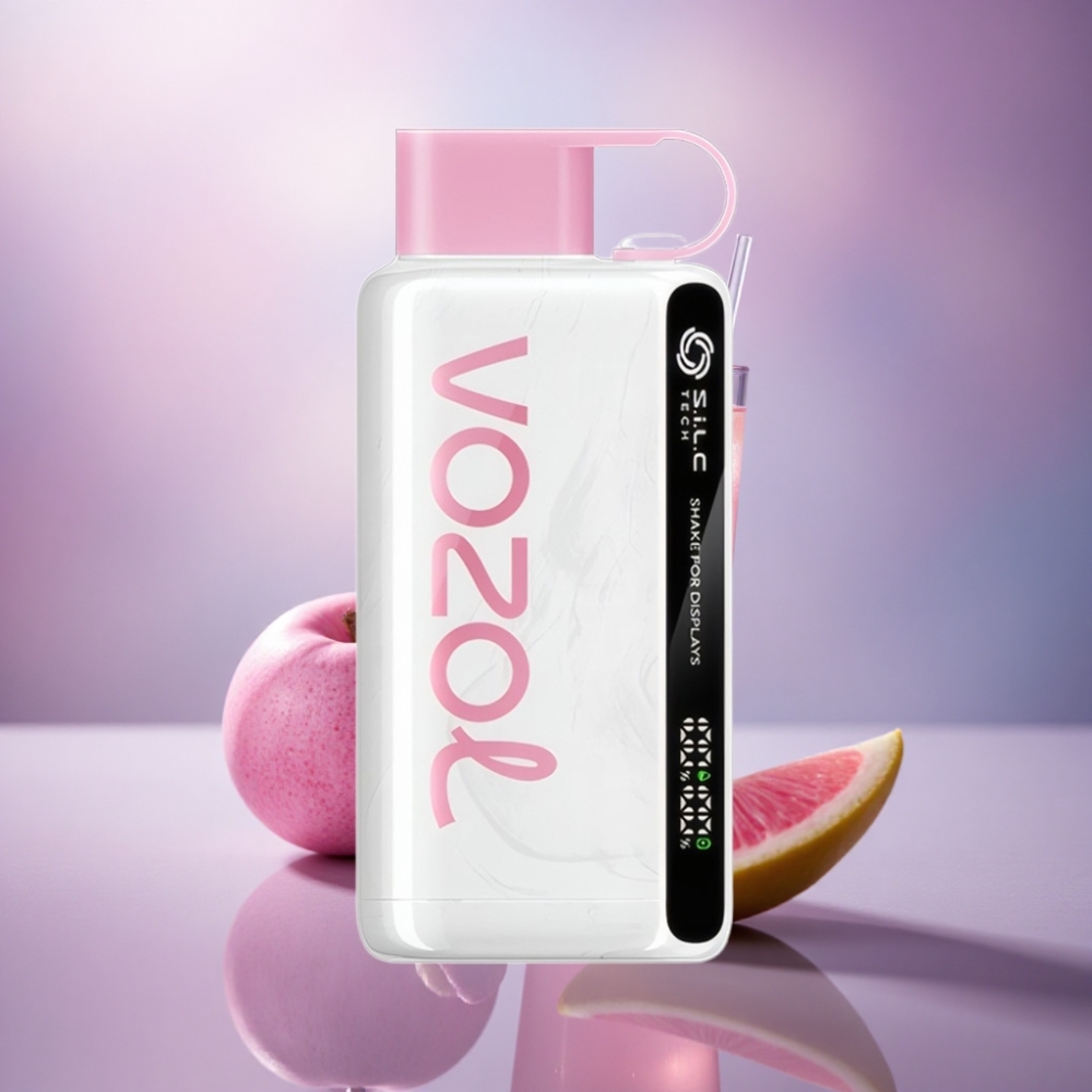 VOZOL STAR 9000/12000 Puffs Limão Rosa Recarregável 650mAh S.i.L.C TECH