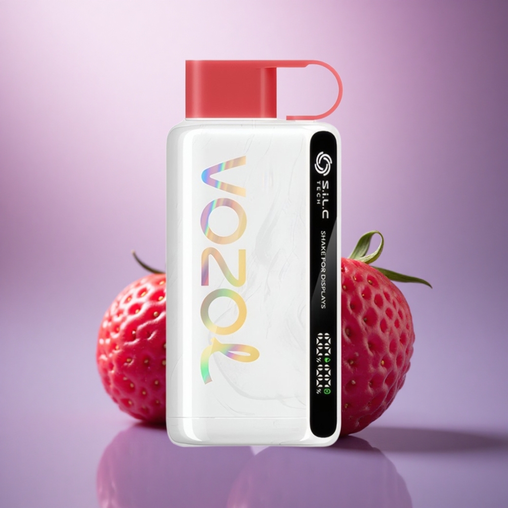 VOZOL STAR 9000/12000 Puffs Morango Framboesa Cereja com 650mAh e 0/20/50mg/ml Nicotina