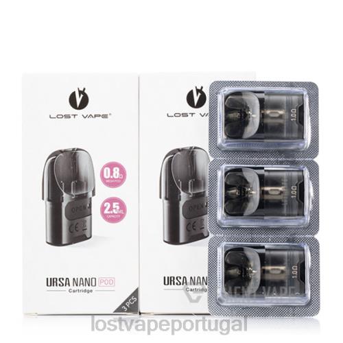Lost Vape Contact Portugal - Lost Vape URSA cápsulas de substituição | 2,5ml (pacote com 3) XLTF2128 rosa 1.ohm